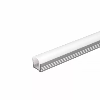 Aluminum Profile Multi Flat 18,4x13mm anodized for LED Strips